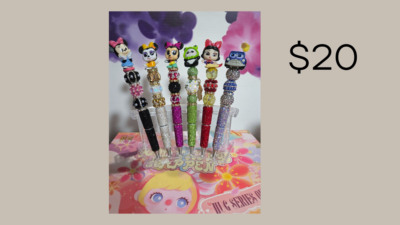 Pre-made Rhinestone pen random