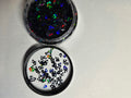 Cheetah print glitter shape