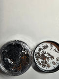 Money sign silver glitter shape